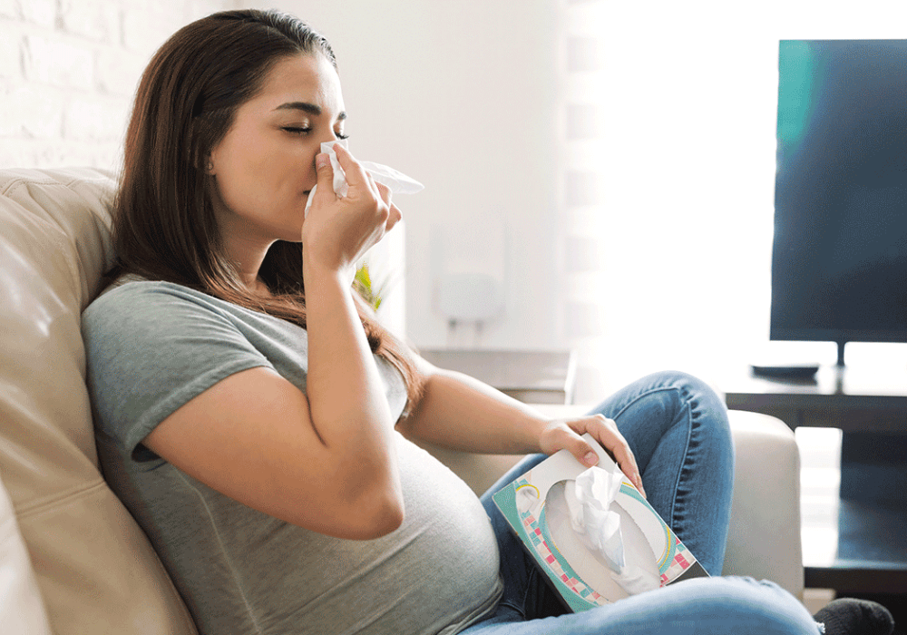 گرفتگی بینی در بارداری