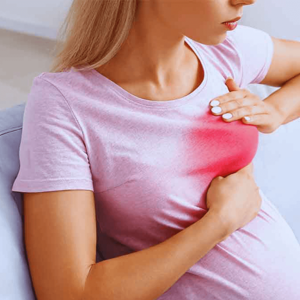 درد سینه در پریودی و بارداری