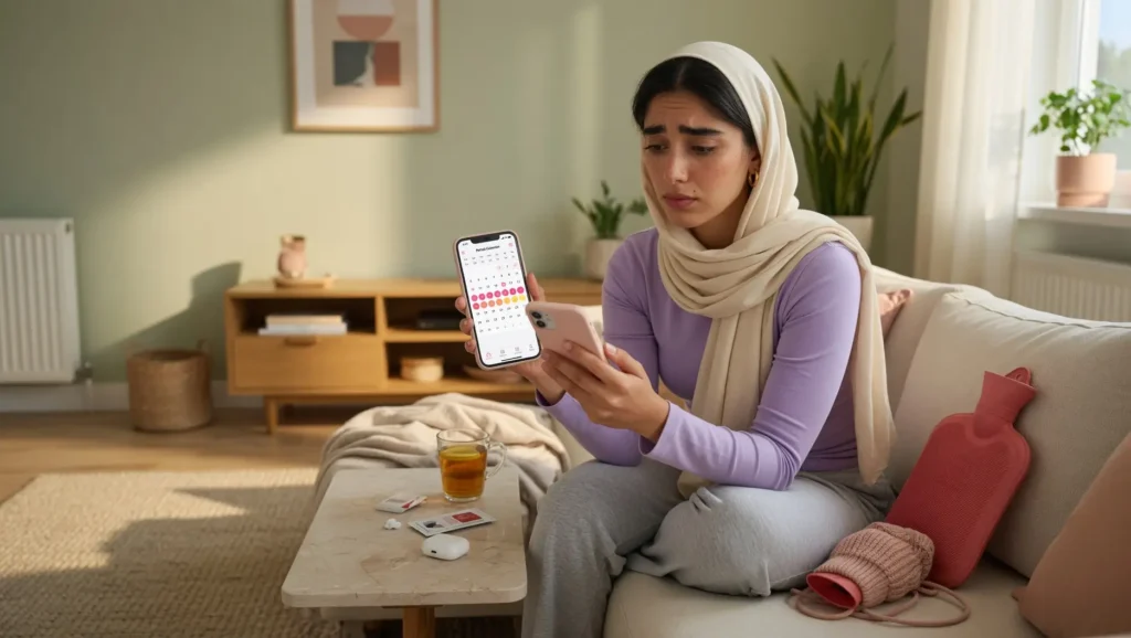 چیکار کنم همین امروز پریود بشم و بررسی تقویم قاعدگی توسط زن ایرانی